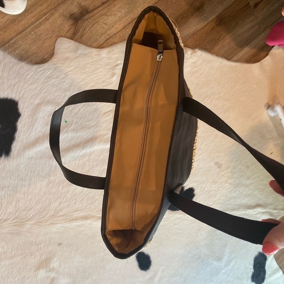 Women's Simple Woven Straw Purse Beach Bag Tote Shoulder Bags Summer Purse Khaki - Picture 8 of 8